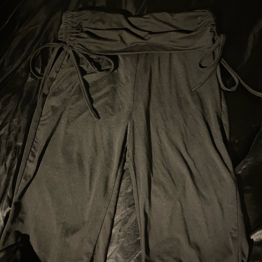 Black Drawstring Pants